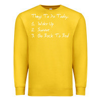 Lemon things to do today Premium Sweatshirt - linhVisuals