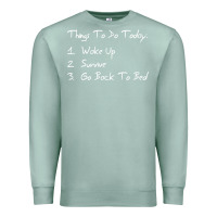 Seafoam things to do today Premium Sweatshirt - linhVisuals