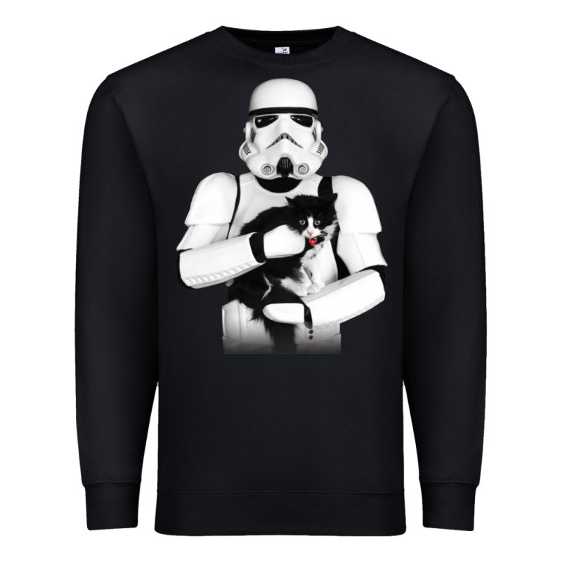 Stormtrooper Cat Premium Sweatshirt by linhVisuals | Teevron