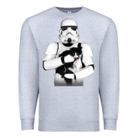 Heather Grey stormtrooper cat Premium Sweatshirt - linhVisuals