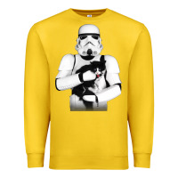 Lemon stormtrooper cat Premium Sweatshirt - linhVisuals