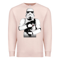 Pale Pink stormtrooper cat Premium Sweatshirt - linhVisuals