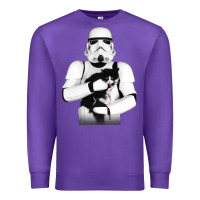 Purple stormtrooper cat Premium Sweatshirt - linhVisuals