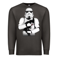 Smoke stormtrooper cat Premium Sweatshirt - linhVisuals