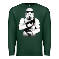 Sports Green stormtrooper cat Premium Sweatshirt - linhVisuals