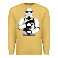 Antique Gold stormtrooper cat Premium Sweatshirt - linhVisuals
