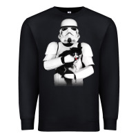 Black stormtrooper cat Premium Sweatshirt - linhVisuals