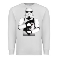 Dove Grey stormtrooper cat Premium Sweatshirt - linhVisuals