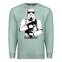Seafoam stormtrooper cat Premium Sweatshirt - linhVisuals