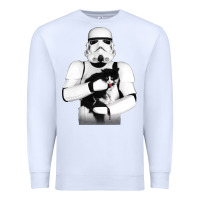 White stormtrooper cat Premium Sweatshirt - linhVisuals