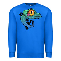 True Royal cute colorful cartoon gecko Premium Sweatshirt - linhVisuals