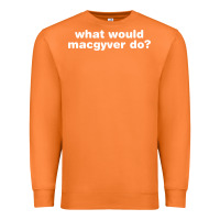 Carrot what would macgyver do Premium Sweatshirt - linhVisuals
