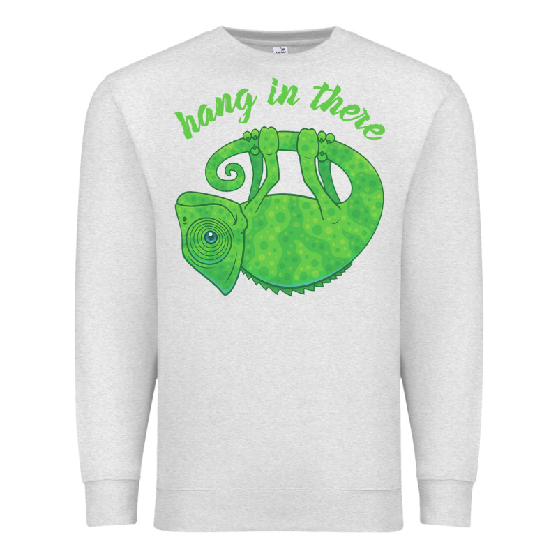Hang In There Magical Chameleon Premium Sweatshirt by linhVisuals | Teevron
