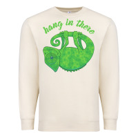 Sandshell hang in there magical chameleon Premium Sweatshirt - linhVisuals