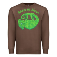 Chestnut hang in there magical chameleon Premium Sweatshirt - linhVisuals