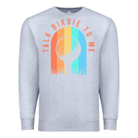 Heather Grey golf funny golf clothing for a golf player Premium Sweatshirt - linhVisuals