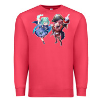 Cardinal Houshou Marine and Uruha Rushia Premium Sweatshirt - linhVisuals
