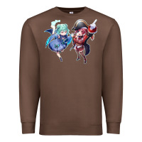 Chestnut Houshou Marine and Uruha Rushia Premium Sweatshirt - linhVisuals