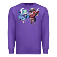Houshou Marine And Uruha Rushia Premium Sweatshirt | Teevron