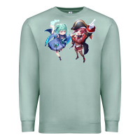 Seafoam Houshou Marine and Uruha Rushia Premium Sweatshirt - linhVisuals