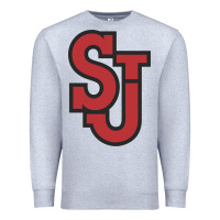 Heather Grey st. john's red storm Premium Sweatshirt - linhVisuals