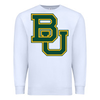 White baylor athletics Premium Sweatshirt - linhVisuals
