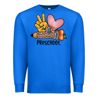 True Royal peace love preschool Premium Sweatshirt - JahusDesignShop