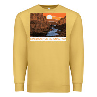 Antique Gold vintage grand canyon national park retro colorado river 80s Premium Sweatshirt - linhVisuals