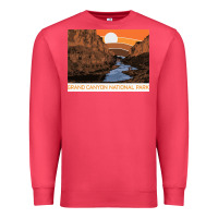 Cardinal vintage grand canyon national park retro colorado river 80s Premium Sweatshirt - linhVisuals