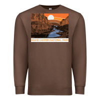 Chestnut vintage grand canyon national park retro colorado river 80s Premium Sweatshirt - linhVisuals