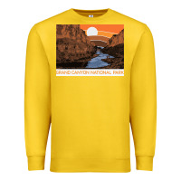 Lemon vintage grand canyon national park retro colorado river 80s Premium Sweatshirt - linhVisuals