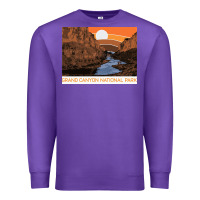 Purple vintage grand canyon national park retro colorado river 80s Premium Sweatshirt - linhVisuals