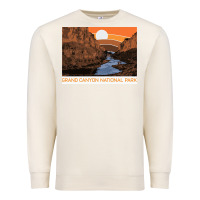 Sandshell vintage grand canyon national park retro colorado river 80s Premium Sweatshirt - linhVisuals