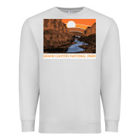 Dove Grey vintage grand canyon national park retro colorado river 80s Premium Sweatshirt - linhVisuals