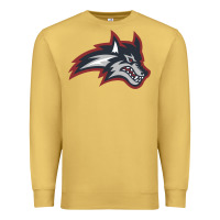 Antique Gold stony brook seawolves Premium Sweatshirt - linhVisuals