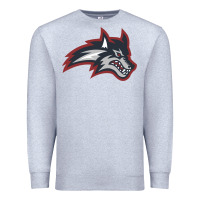 Heather Grey stony brook seawolves Premium Sweatshirt - linhVisuals