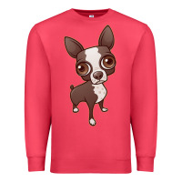 Cardinal zippy the boston terrier Premium Sweatshirt - linhVisuals