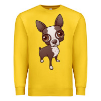 Lemon zippy the boston terrier Premium Sweatshirt - linhVisuals
