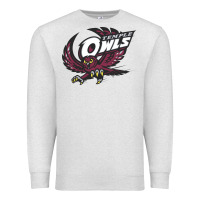 Oatmeal Heather temple owls Premium Sweatshirt - linhVisuals