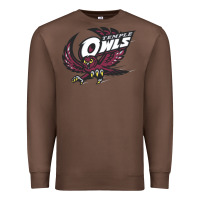 Chestnut temple owls Premium Sweatshirt - linhVisuals