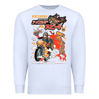 White ramen rider food, noodles Premium Sweatshirt - linhVisuals