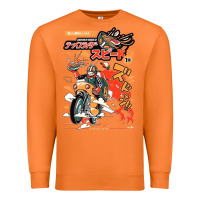 Carrot ramen rider food, noodles Premium Sweatshirt - linhVisuals
