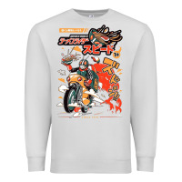 Dove Grey ramen rider food, noodles Premium Sweatshirt - linhVisuals