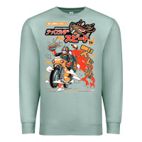 Seafoam ramen rider food, noodles Premium Sweatshirt - linhVisuals