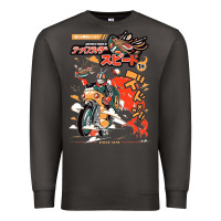 Smoke ramen rider food, noodles Premium Sweatshirt - linhVisuals