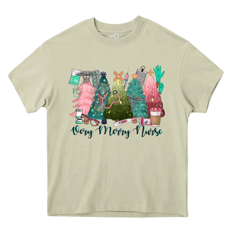 Verry Merry Nurse Heavy Core Tee by CowGirlArtShop | Teevron