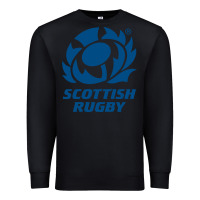 Black scottish rugby Premium Sweatshirt - linhVisuals