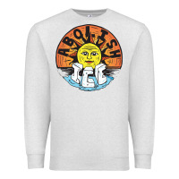 Oatmeal Heather Ice Abolish Premium Sweatshirt - linhVisuals