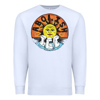 White Ice Abolish Premium Sweatshirt - linhVisuals
