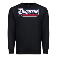 Black duquesne sports Premium Sweatshirt - linhVisuals